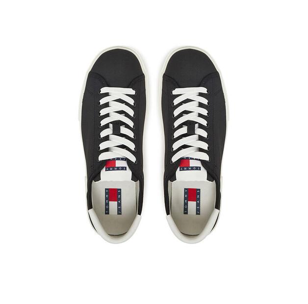 Tommy Jeans Кроссовки Tjw Flatform Canvas Sneaker EN0EN02792 черный