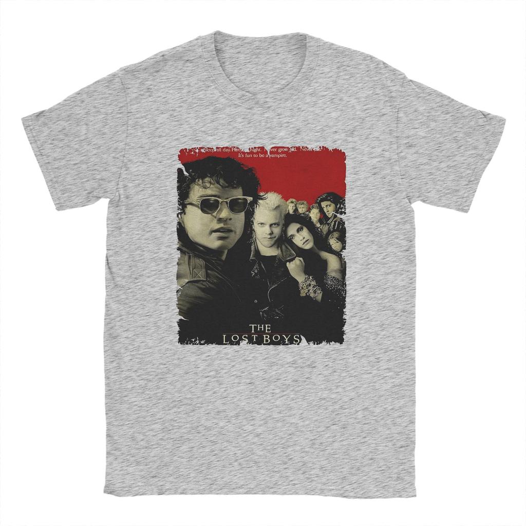 Harajuku T Shirt Summer The Lost Boys Hip Hop T-Shirts  100 Cotton Tee Shirt for Men Y2K Funny Design Short Sleeve Tops