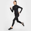 Nike Женский спортивный топ на молнии, прилегающий