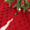 Christmas Tree Skirts Round Plush Xmas Trees Base Cover Carpet Mat Ornaments for Home New Year Party Decoration