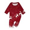 Christmas Print Family Outfit Long Sleeve Top + Pants Set Family Outfit