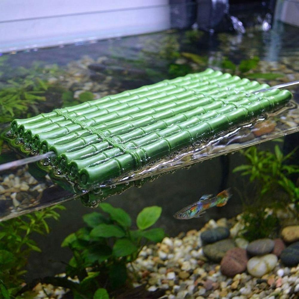Artificial Bamboo Floating Bamboo Raft Ornament No Fading Bamboo Raft Figurine Home Decoration