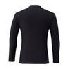 MIZUNO Basic Competitive Fitness Rash N2JDCA03 3XL Swimsuit, Swimming, Guard, Unisex, 09 Black,