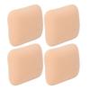 Пуховка для пудры для влажного и сухого использования, приятная для кожи, эластичная, моющаяся губка, пуховка для лица для макияжа, 4 шт.