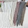 Pure Color Triangle Scarf Hollowed-out Head Wrap Fashion Neck Scarf  Photo Props