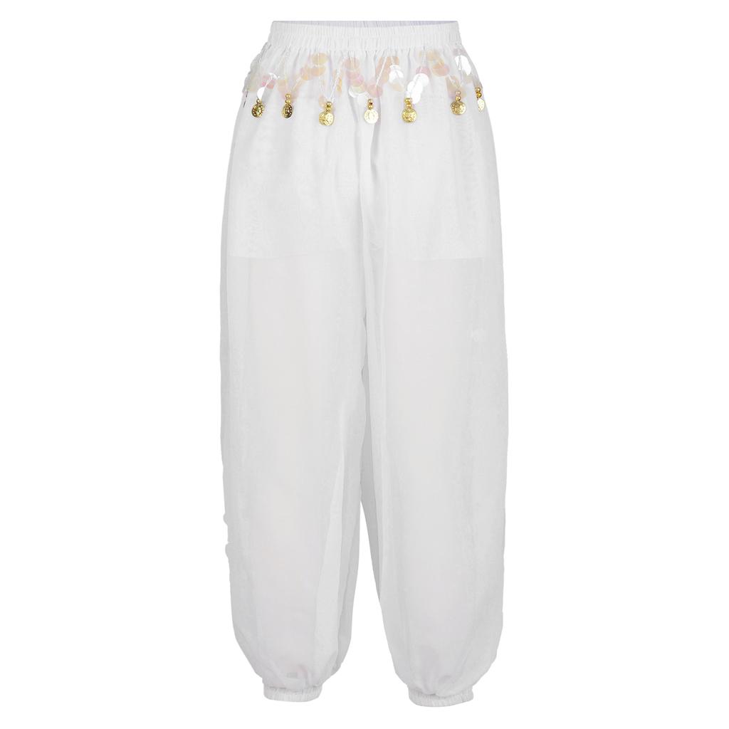 Женские брюки для танца живота, шаровары-фонарики, индийский танцевальный костюм