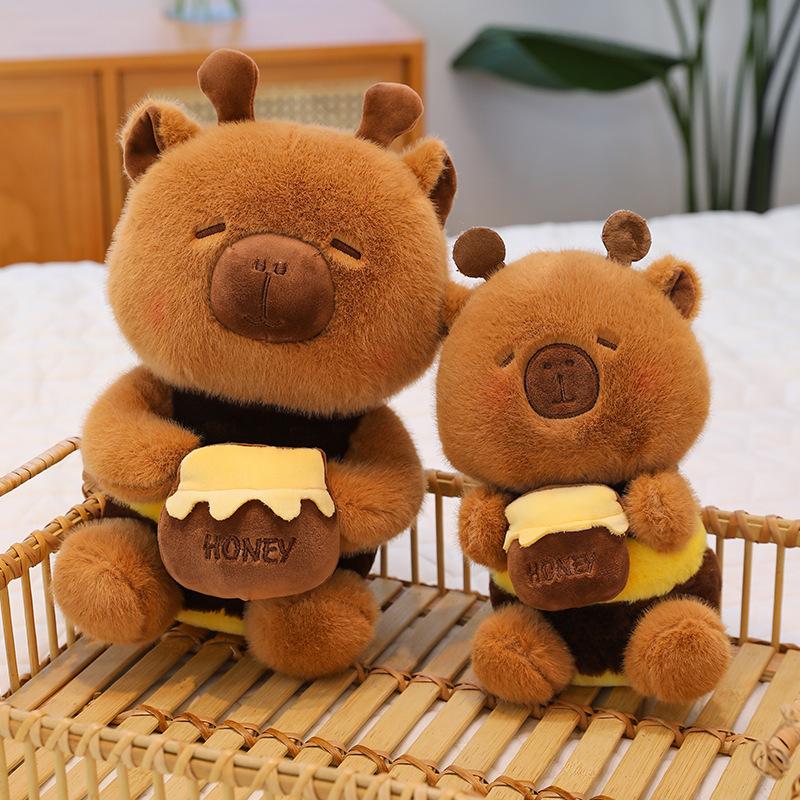 Медовый горшок Капибара плюшевая игрушка кукла девочка подарок