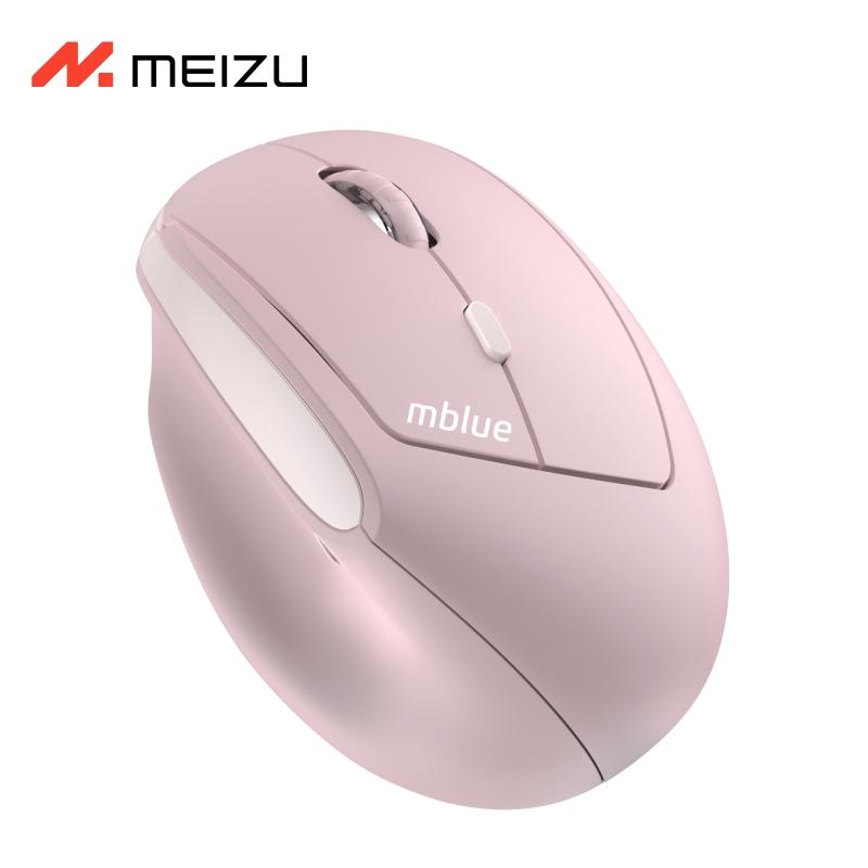 Оригинальная беспроводная мышь MEIZU mblue M206 PRO 2.4G, вертикальная бесшумная мышь 4000 точек на дюйм, 580 мАч, мышь для компьютера, ноутбука