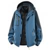 Mens/Womens 3-in-1 Detachable Winter Waterproof Windproof Outdoor Jacket With Down Insulated Liner Hiking Camping