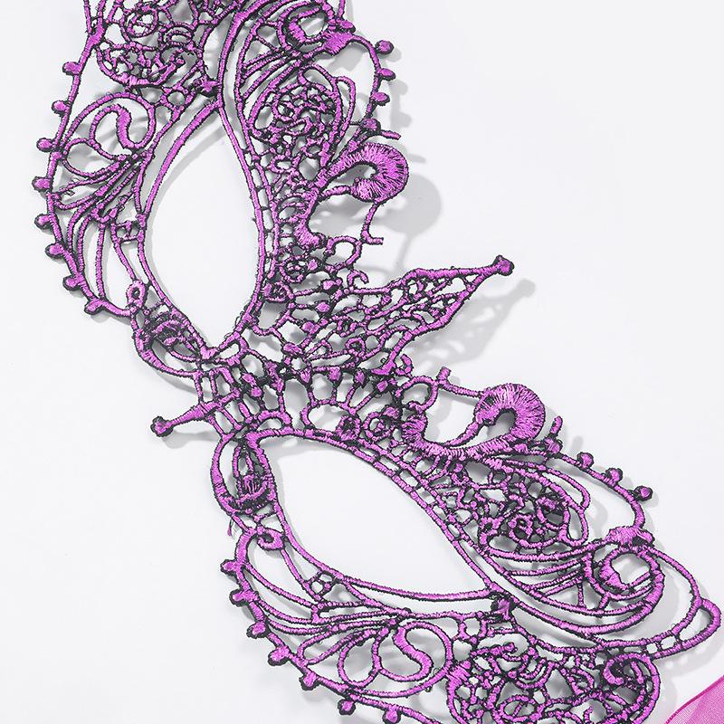 Горячее тиснение половина лица кружевная маска Хэллоуин поддельная маска сценический подиум маскарадные аксессуары