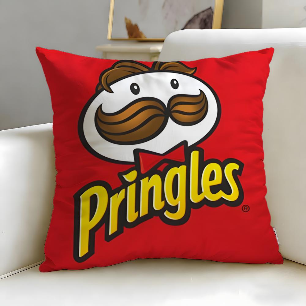 Классический бренд снеков Pringles Наволочка Мягкая и Легко стирающаяся – Универсальная для Дивана, Кровати, Путешествий и Офиса