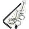 DEVMO 2Pcs XL Size Aluminum Alloy Universal Turbo Sound Exhaust Muffler Pipe Whistle Car Roar Maker (XL-Black)