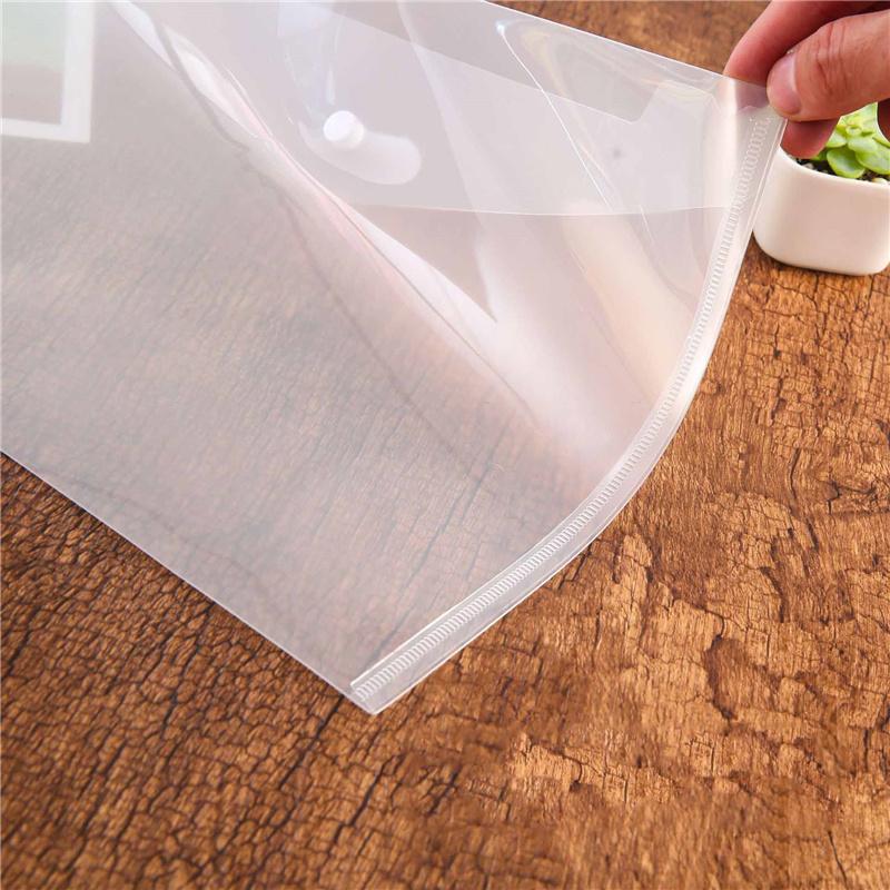 Сверхпрочная водонепроницаемая прозрачная пластиковая папка-конверт формата А4 для документов, держатель для файлов, портфолио, конверт для заметок, чехол для хранения, школьные, офисные, бизнес-принадлежности