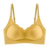 Traceless Latex Underwear for Women Gathered Without Steel Rings, Comfortable Sleep Bra, Integrated Fixed Cup