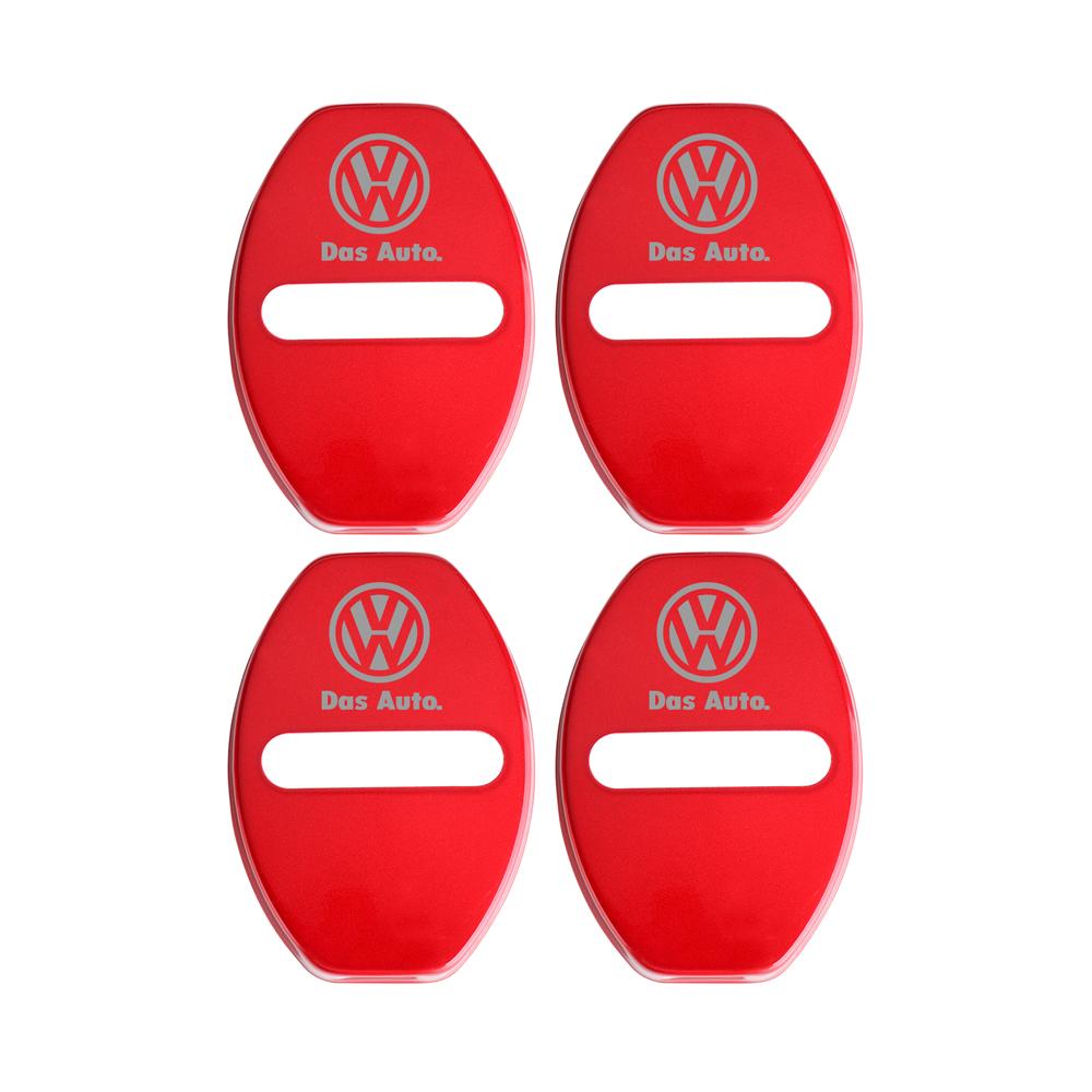 Car Door Lock Protective Cover Stickers For Volkswagen VW Scirocco Beetle Touareg Tiguan CC T-ROC Golf 4 5 6 7 T4 Sharan Passat