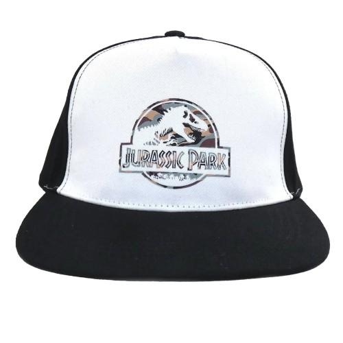 Jurassic Park Camo Logo Snapback Cap
