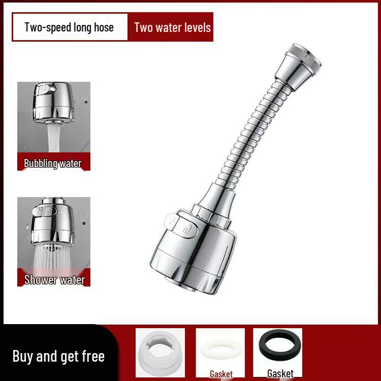 Six-Layer Faucet & Shower Head Water Filter - Universal Nozzle for Anti-Splash & Purification.