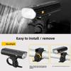 Luz LED recargable para bicicleta, impermeable, alta potencia, accesorios de ciclismo nocturno