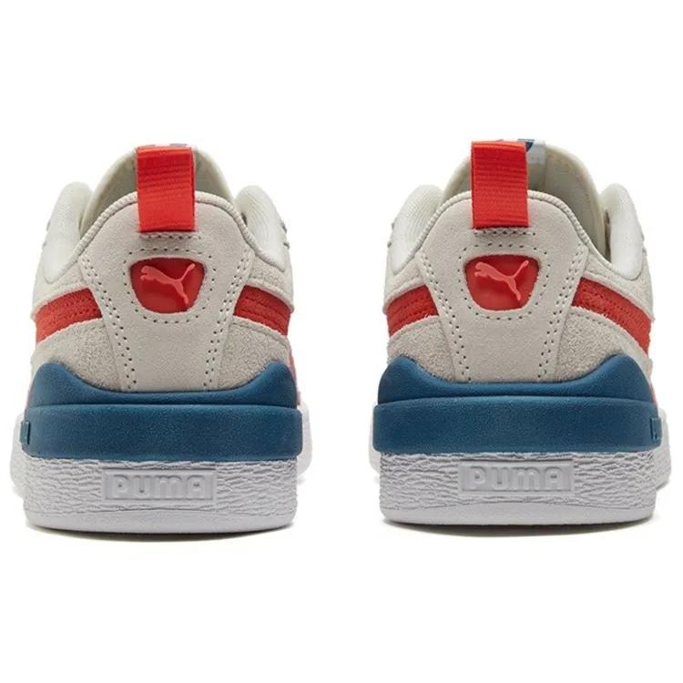 Puma Suede Bloc 'Pristine Cherry Tomato' (Unisex) Pristine / Cherry Tomato Skate Shoes 381183 05