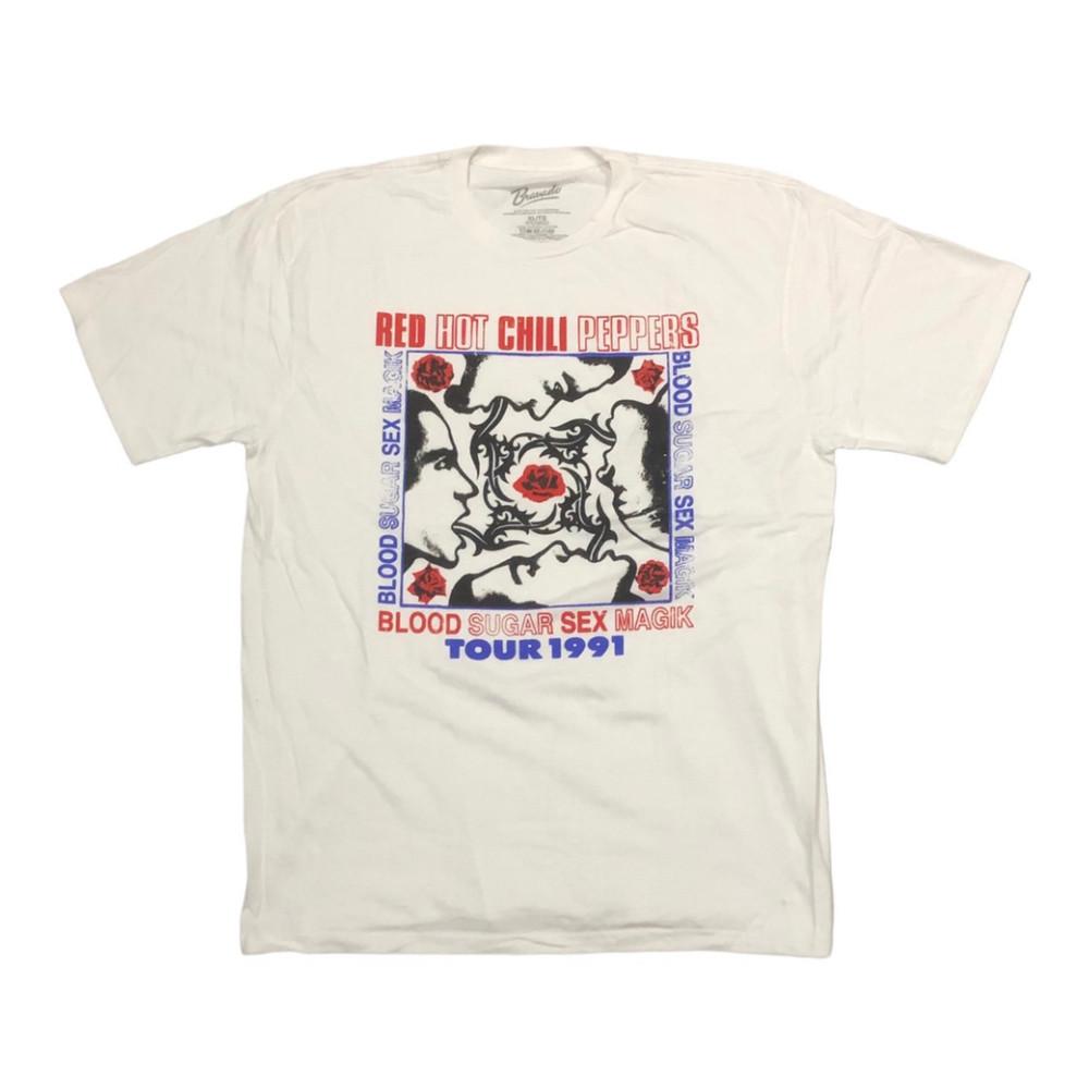 Винтажная футболка Red Hot Chili Peppers Blood Sugar Sex Magik Размеры от S до 5XL SE012 Унисекс