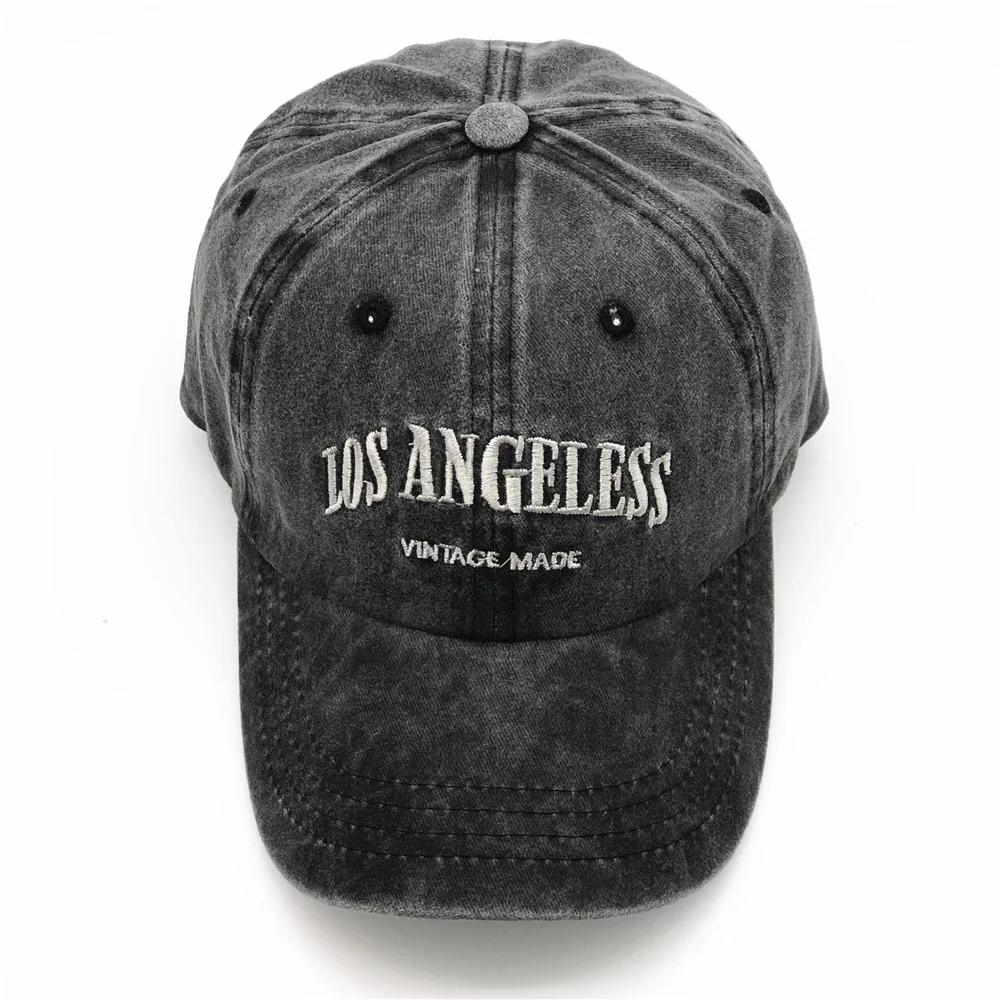 Унисекс Хлопковая Бейсболка Модная Вышивка Мягкий Верх Ретро Кепка Snapback