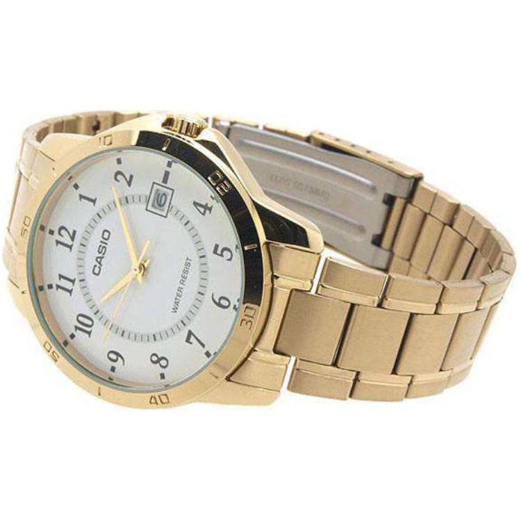 Casio Мужские часы стандартной серии Белые MTP-V004G-7B MTP-V004G-7B