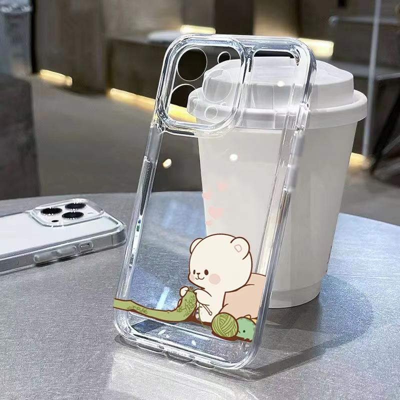 Cute Animal Cat Pattern Phone Case For Xiaomi Mi 15 T Pro 14T 13T 12T Mi 17 Pro 15 14 13 12 11 Lite 5G Clear Bumper Cover
