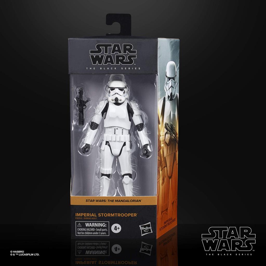 Hasbro Звездные Войны Черная Серия Имперский Штурмовик 15см Мандалорец Коллекционная Фигурка E9352 Оригинальный Продукт (Возраст 4+)