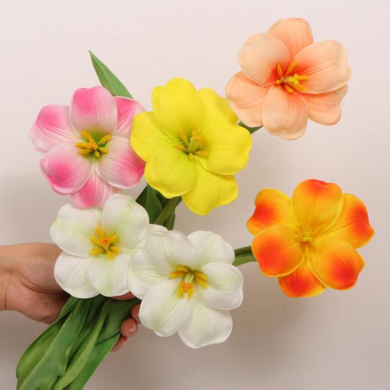 Букет из искусственных тюльпанов, реалистичные искусственные цветы, домашний декор, композиция из искусственных тюльпанов с возможностью изгиба