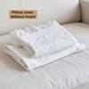 Washed Material Pillow Cover French Lace Bedroom Pillow Shell Comfortable Cushion Cover