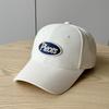 New spring and summer sun protection large brim letter-printed baseball cap for men, Korean style couple's baseball cap for women, trendy