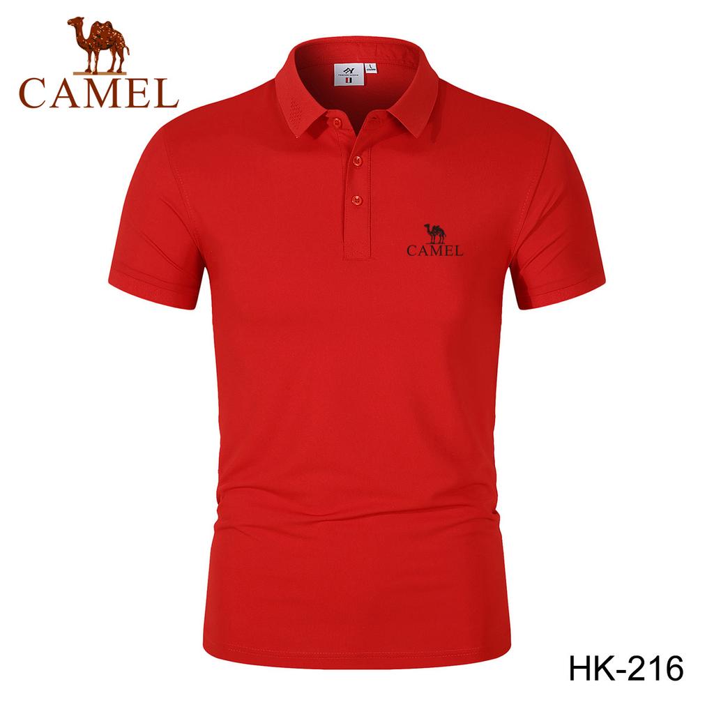 2024 Spring/Summer Men's New Moisture Wicking Quick Drying Solid Color Polo Shirt Embroidered Polo with Polo Collar