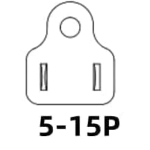 Tekit 5-15P To 5-15R & 5-20R, 15-Amp Household AC Plug To 20-Amp T-Blade Power Adapter; Nema 5-15P To 5-15R/5-20R 20-Amp Comb AC Adapter (5-15P To 5-1
