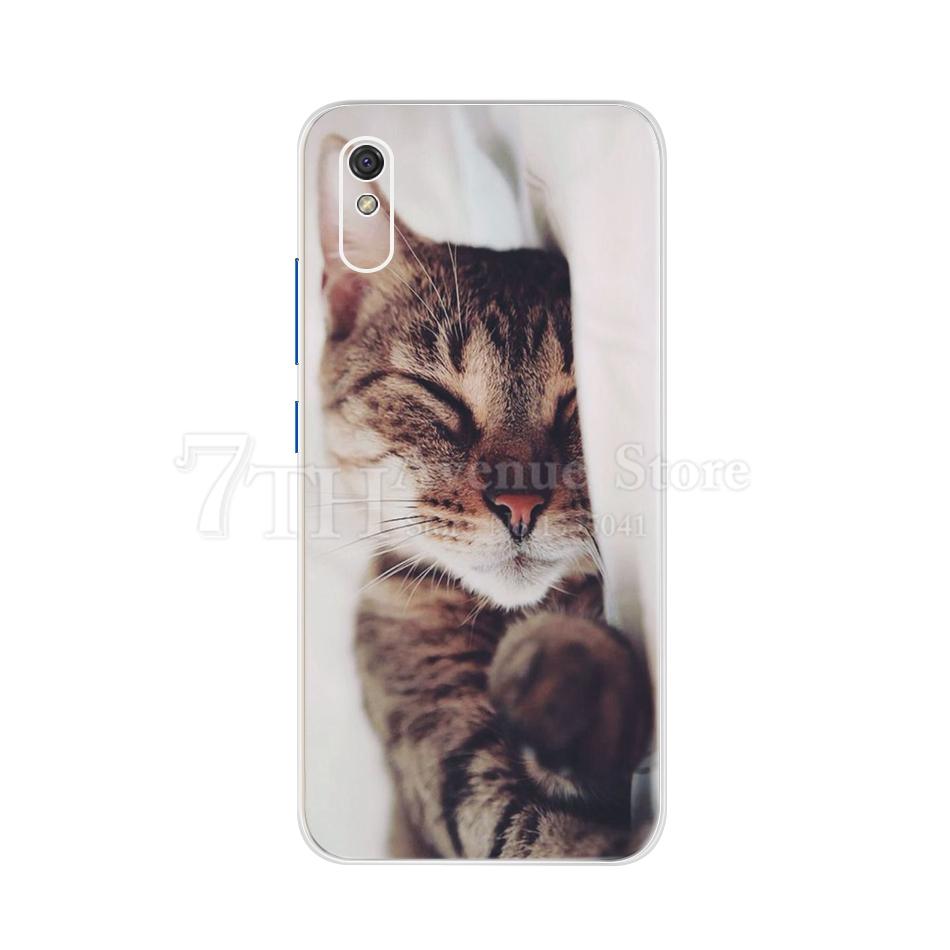 For Xiaomi Redmi 9A 9C 9 Case Cute Cat Printed Soft Silicone TPU Back Cover For Redmi 9A Phone Case Redmi 9C Redmi9 Bumpers
