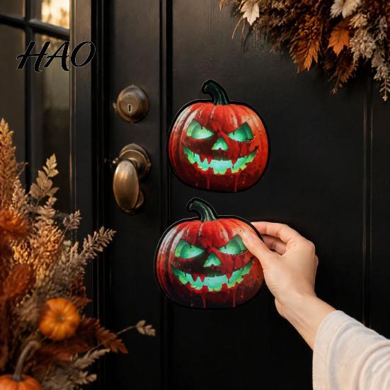 Decorative Magnetic Decor Halloween Horror Pumpkin Refrigerator Magnet, Decoration for Fridge Magnets Whiteboard, Cabinet, Car, Magnet Holiday
