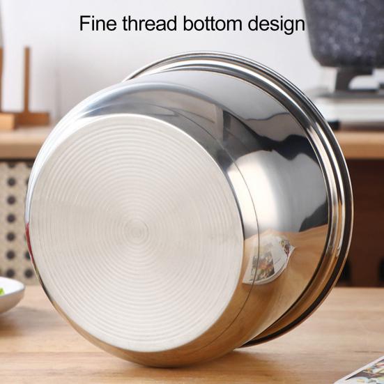 Rice Cooker Inner Pot Replacement Stainless Steel High Volume Cooker Liner Cooker Inner Pot for Steaming