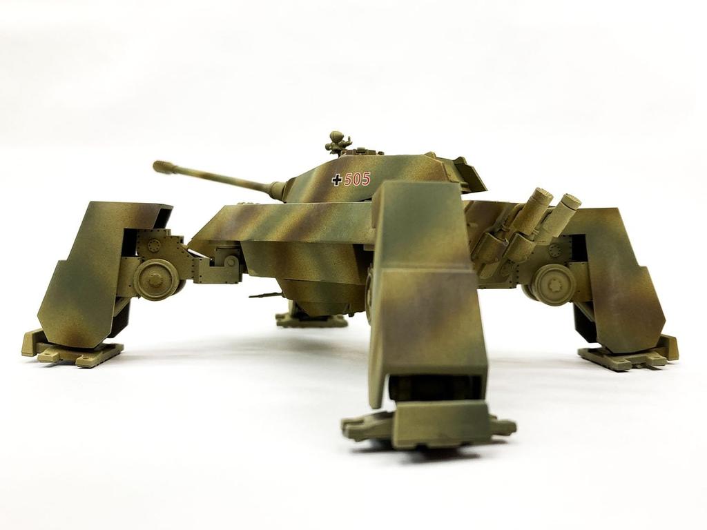 Rocket Models German Type Tusk Turret G with Operation January Plastic Model Kit 47062 1/72 Biela-Füssler Ausf. 12.8cm Gun, Typhoon, 1942, (Tank)