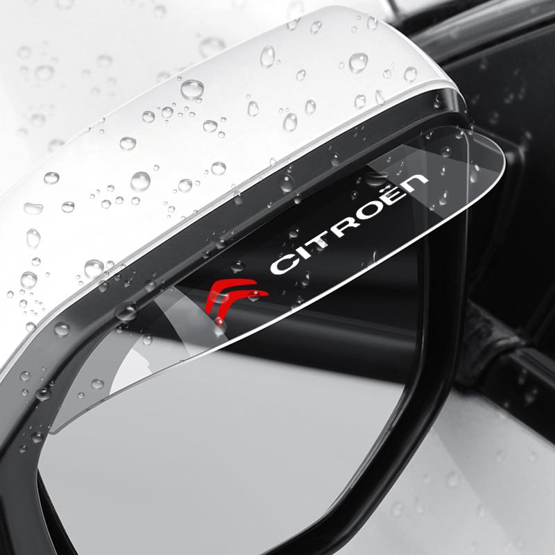 Для Citroen C1 C2 C3 C4 C5 C6 C8 C4L DS3 Прозрачный Задний Вид Боковое Зеркало Козырек от Дождя Козырек от Солнца Аксессуары для Автомобиля
