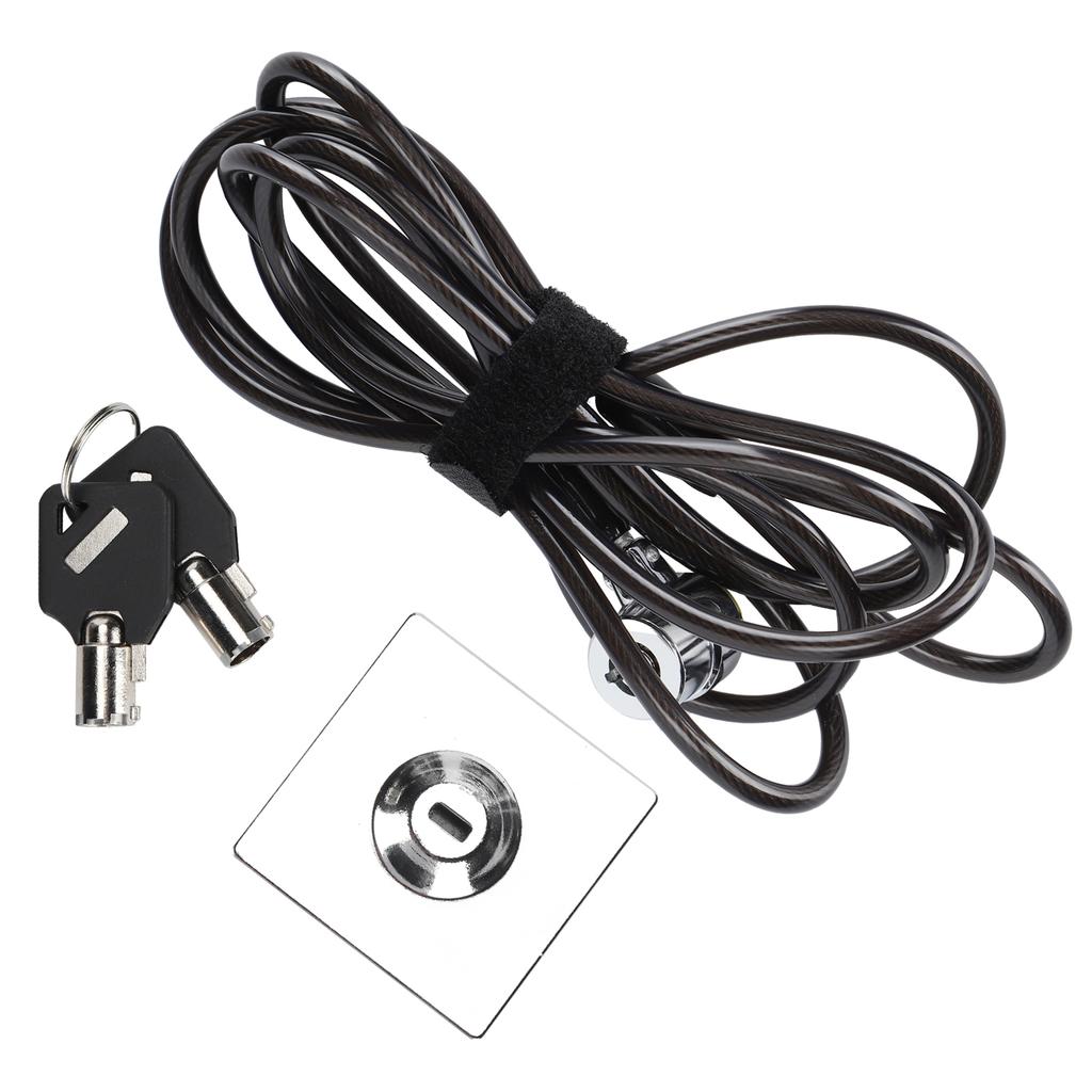 Блокировка ноутбука AntiTheft Оцинкованный защитный кабель для защиты компьютера от кражи с замком-основанием для