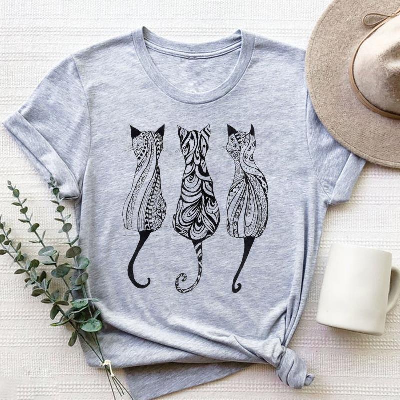 Tee Top Fashion T Shirt Clothing 90s Sweet Lovely Dog Pet Style Trend Casual Short Sleeve Women Print Lady Female Graphic T-shirt