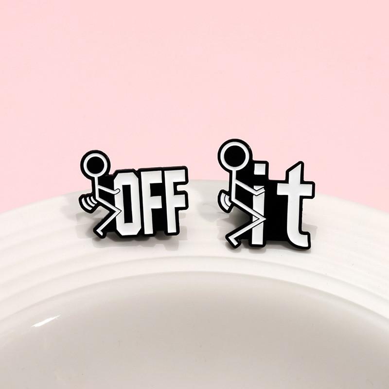 Modern And Creative Cartoon Character Brooches Designed In Attractive Enamel For Unisex Use