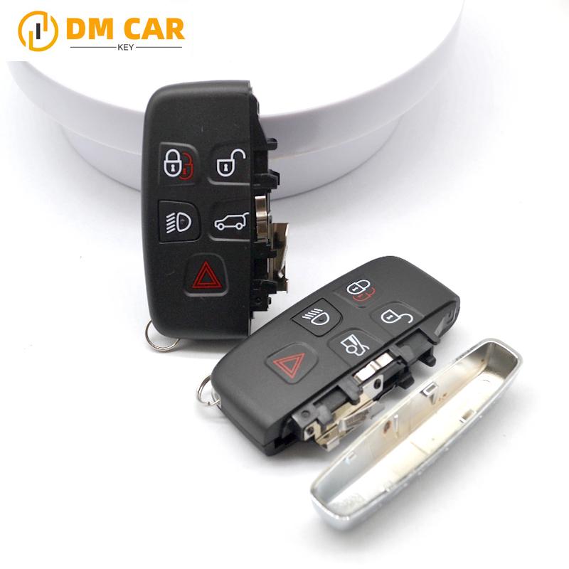 Remote key blank cover 5buttons for  Land Rover Range Rover Jaguar XJ XF XE F car key case shell