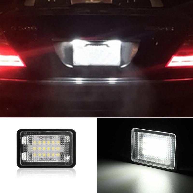 For Mercedes Benz 07-12 X204 GLK350 300 260 320 220 license plate light LED rear license plate light