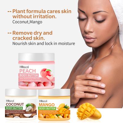 200 мл Высокоувлажняющий крем-баттер для тела Кокос-манго Аромат Крем для тела Увлажняющий и питательный Крем для восстановления тела