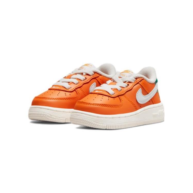 (TD) Nike Air Force 1 Low LV8 'Orange White' Baby DQ5087-811