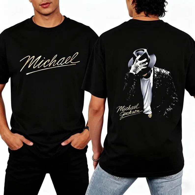 2026 Summer Fashion Trendy Unisex Tshirt Michael Jackson King Of Pop Graphic Tshirt Vintage 90s Styles Tshirt Fan Gift