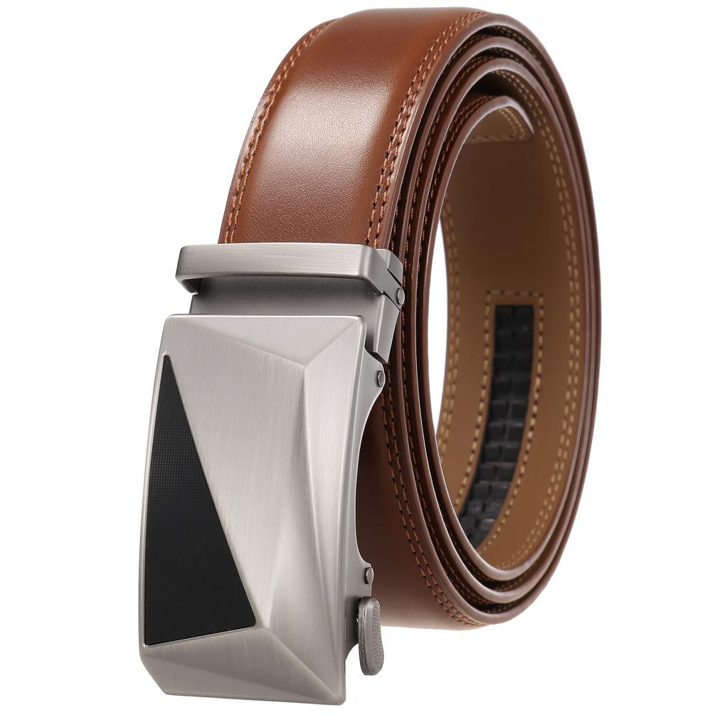 Ремень мужской, ремень с автоматической пряжкой, мужской ремень повседневный ремень Ly36-24983-1