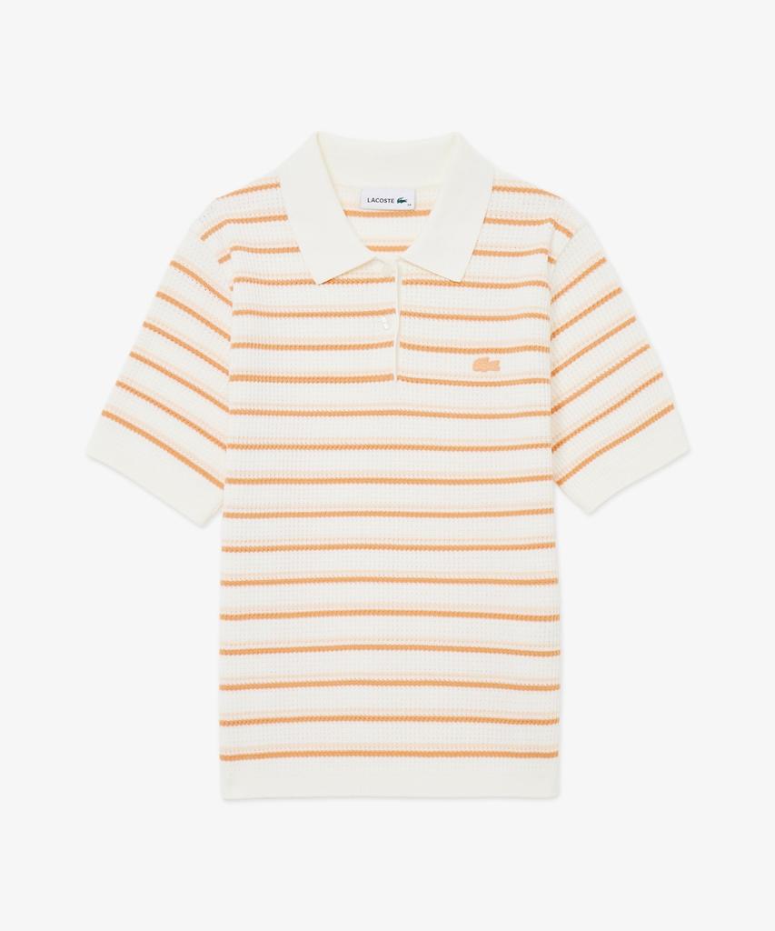 LACOSTE Женский полосатый свитер-поло Pf710E-56G Iy0