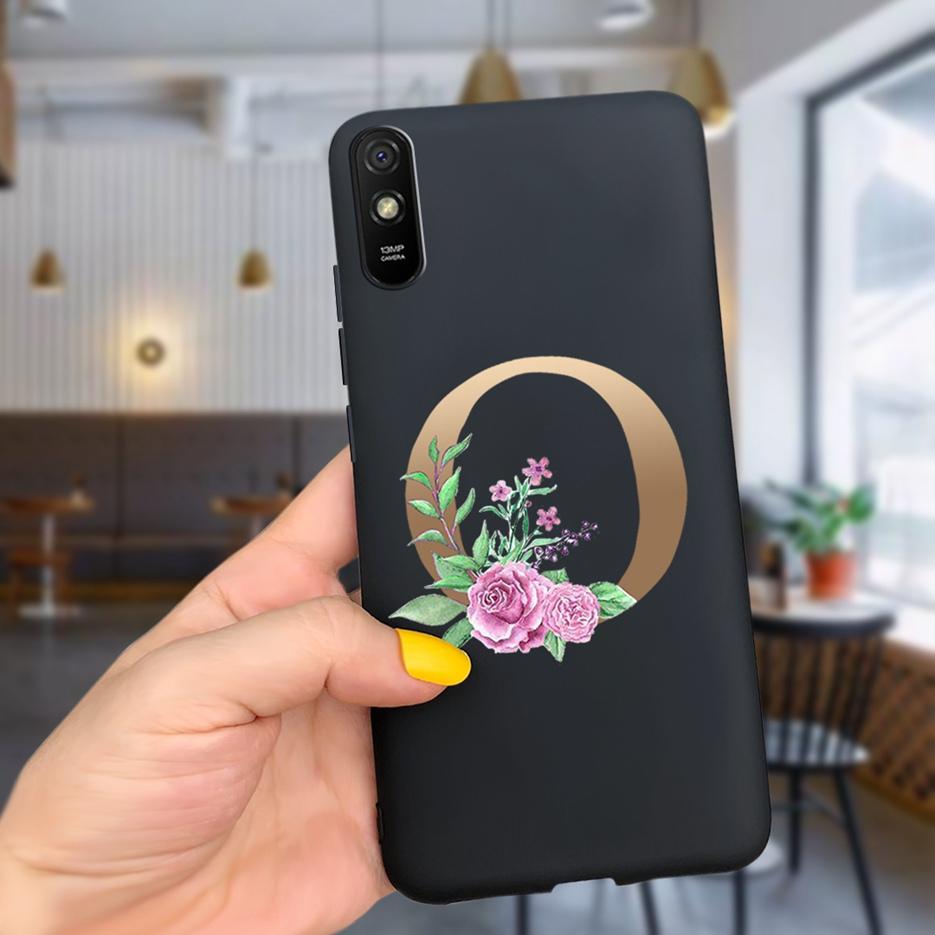 Для Xiaomi Redmi 9A Чехол Силиконовый Мягкий ТПУ Задняя Защитная Крышка Телефона Для Xioami Redmi 9AT 9 A Redmi9A T Милые Буквы Чехлы Сумки