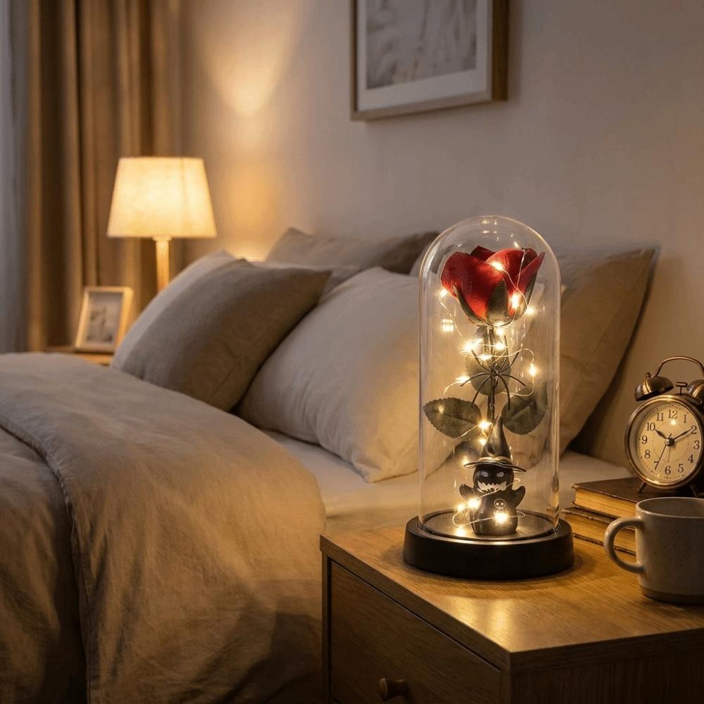 Realistic Halloween Ghost Rose Light Luminous Atmosphere Light Atmosphere Decoration